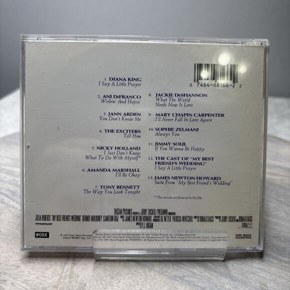 My Best Friend’s Wedding Soundtrack CD 1997 Julia Roberts Diana King - Picture 2 of 5